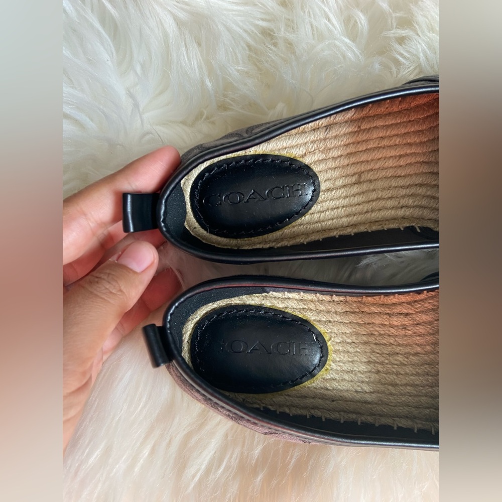 Coach logo espadille women’s size 8B - Picture 3 of 10